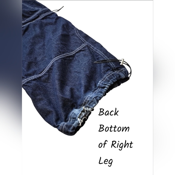 UO Silence t Noise Lee Baggy Moto Jeans Size 34 - Picture 14 of 16